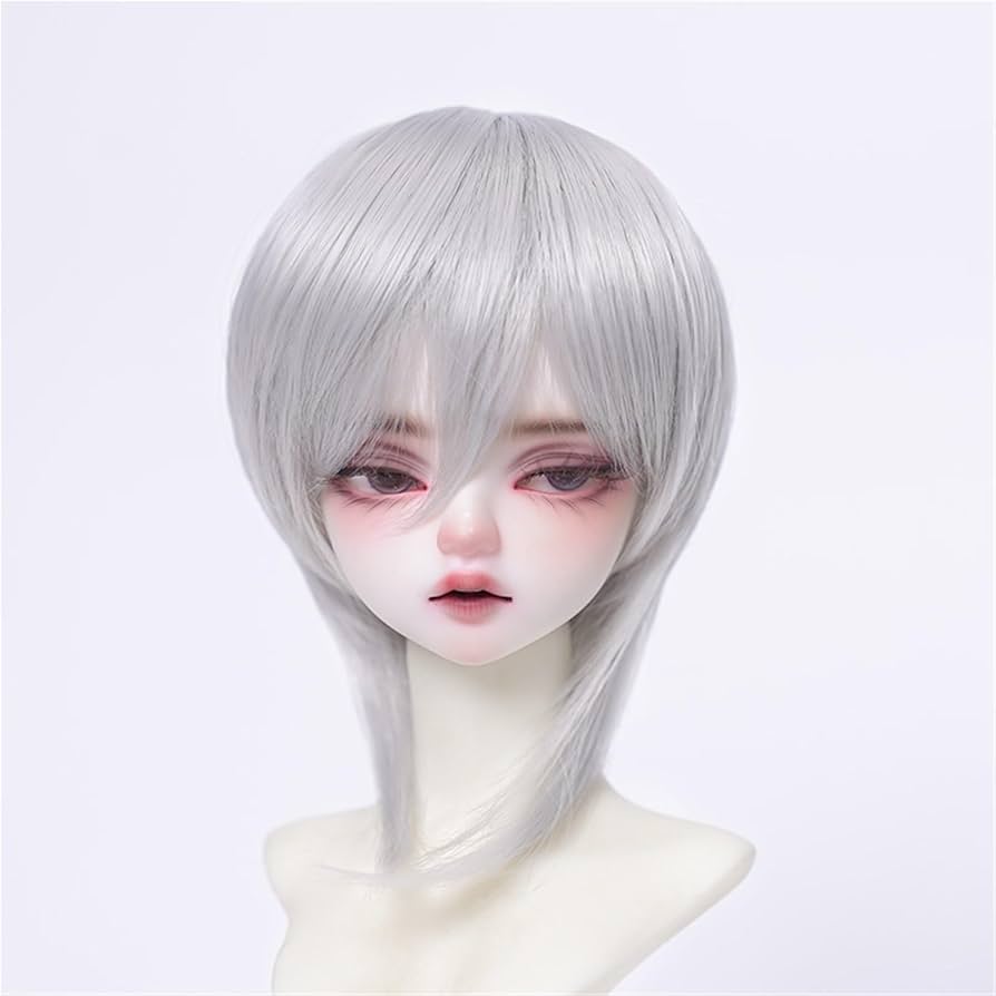 Amazon.co.jp: 1/3 1/4 1/6 BJD ウィッグ、前髪付きソフト